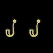 گوشواره طلا مدل پیپ کد GA10206