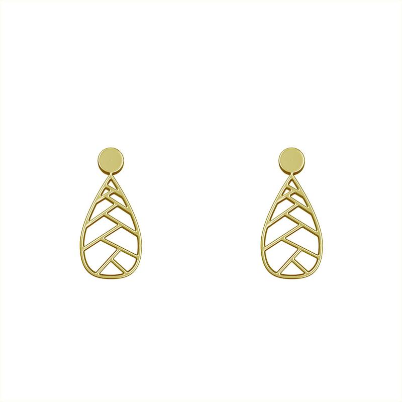 گوشواره طلا مدل اشک کد GA10348