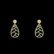 گوشواره طلا مدل اشک کد GA10348