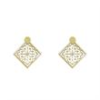 گوشواره طلا مدل اسلیمی کد GA10361