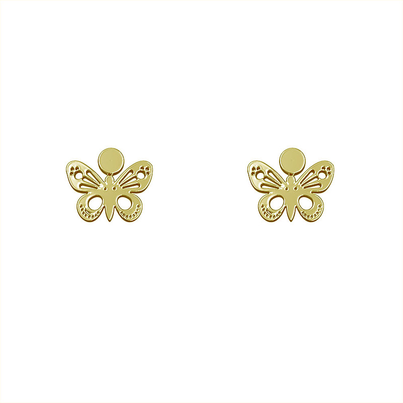 گوشواره طلا مدل پروانه کد GA10365