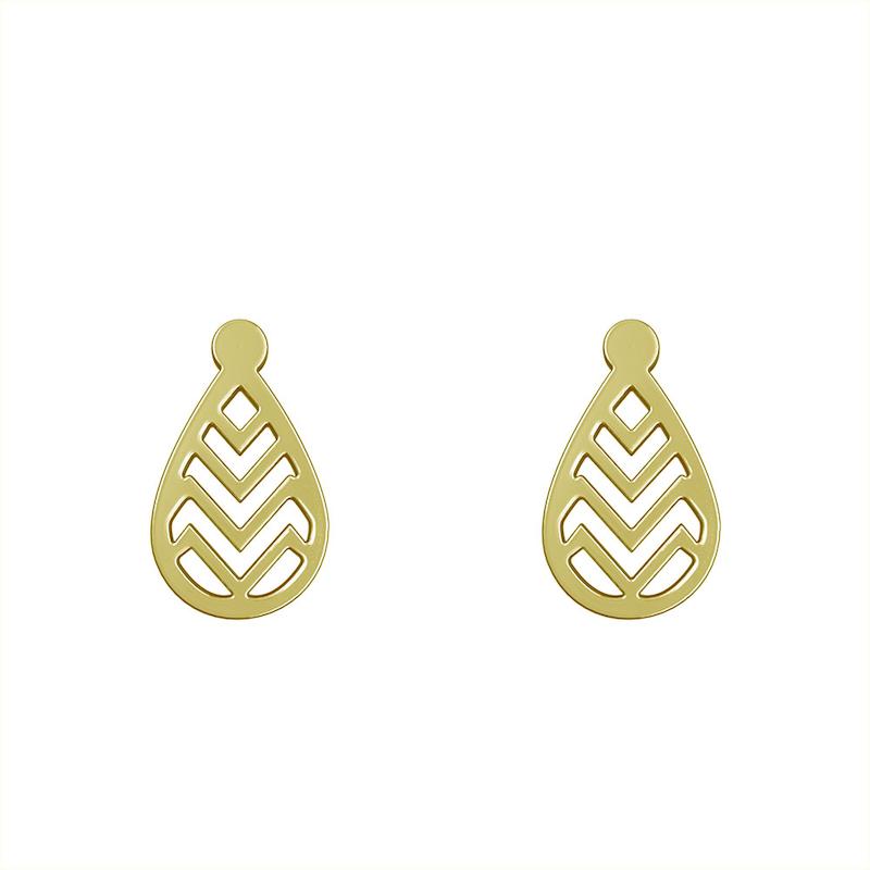 گوشواره طلا مدل اشک کد GA10377