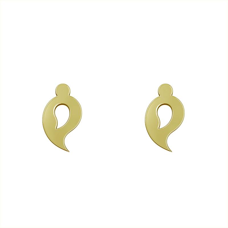 گوشواره طلا مدل هندسی کد GA10432