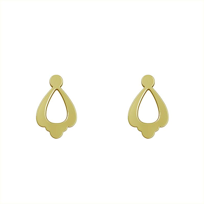 گوشواره طلا مدل هندسی کد GA10436