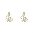 گوشواره طلا مدل خرگوش کد GA10453