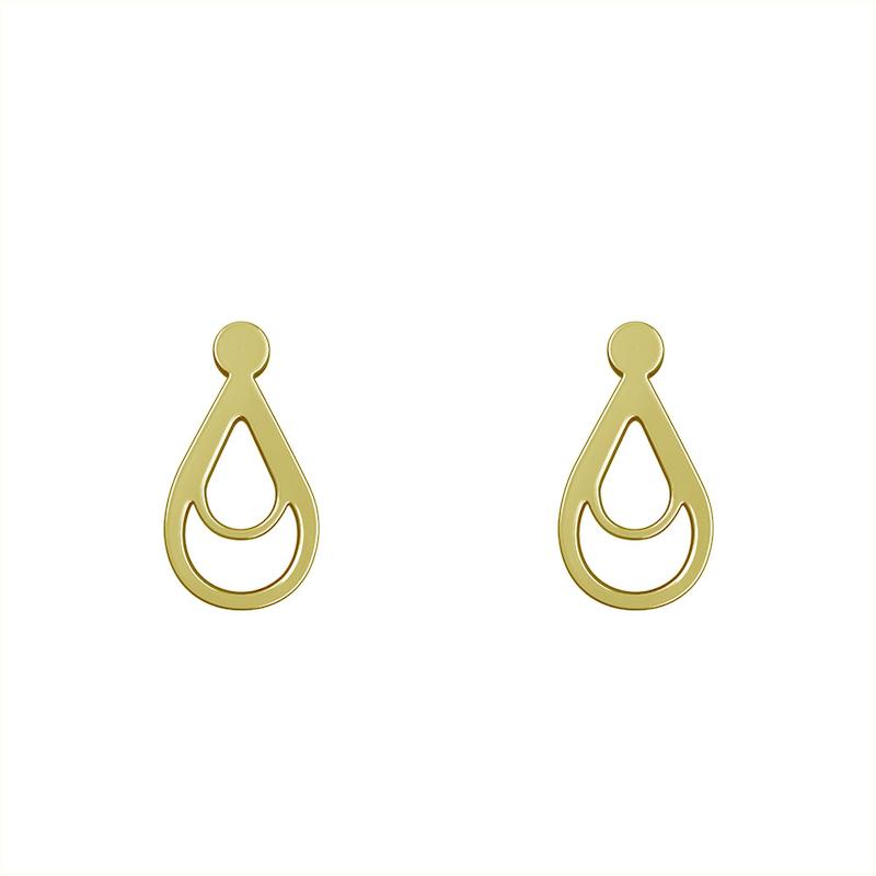 گوشواره طلا مدل اشک کد GA10460