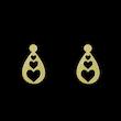 گوشواره طلا مدل قلب کد GA10478
