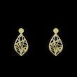 گوشواره طلا مدل اشک کد GA10493