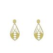 گوشواره طلا مدل اشک کد GA10495