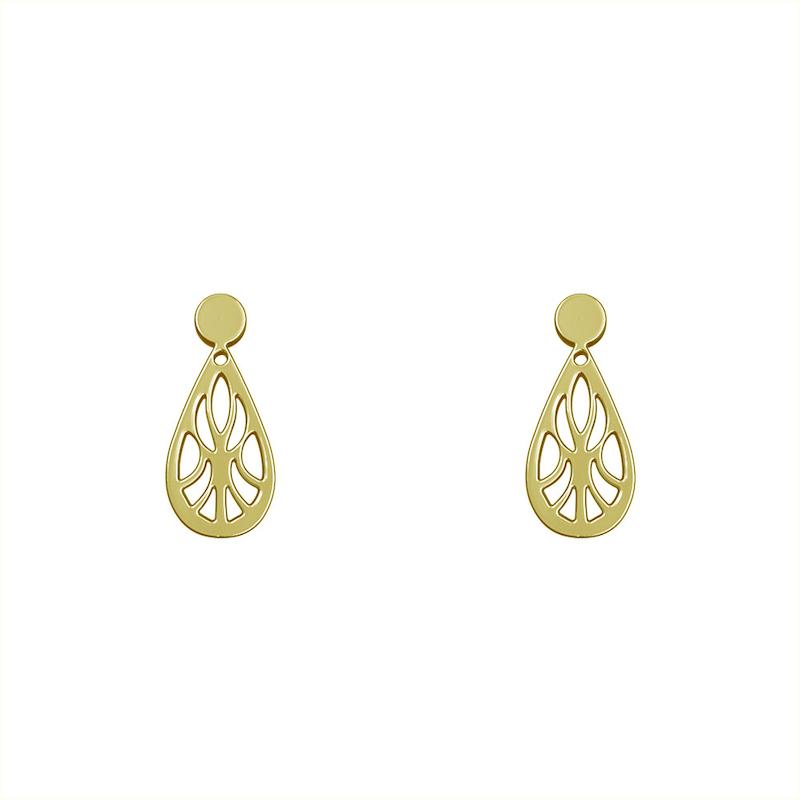 گوشواره طلا مدل اشک کد GA10497