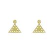 گوشواره طلا مدل مثلث کد GA10504
