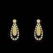 گوشواره طلا مدل هندسی کد GA10512