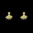 گوشواره طلا مدل برگ کد GA10515