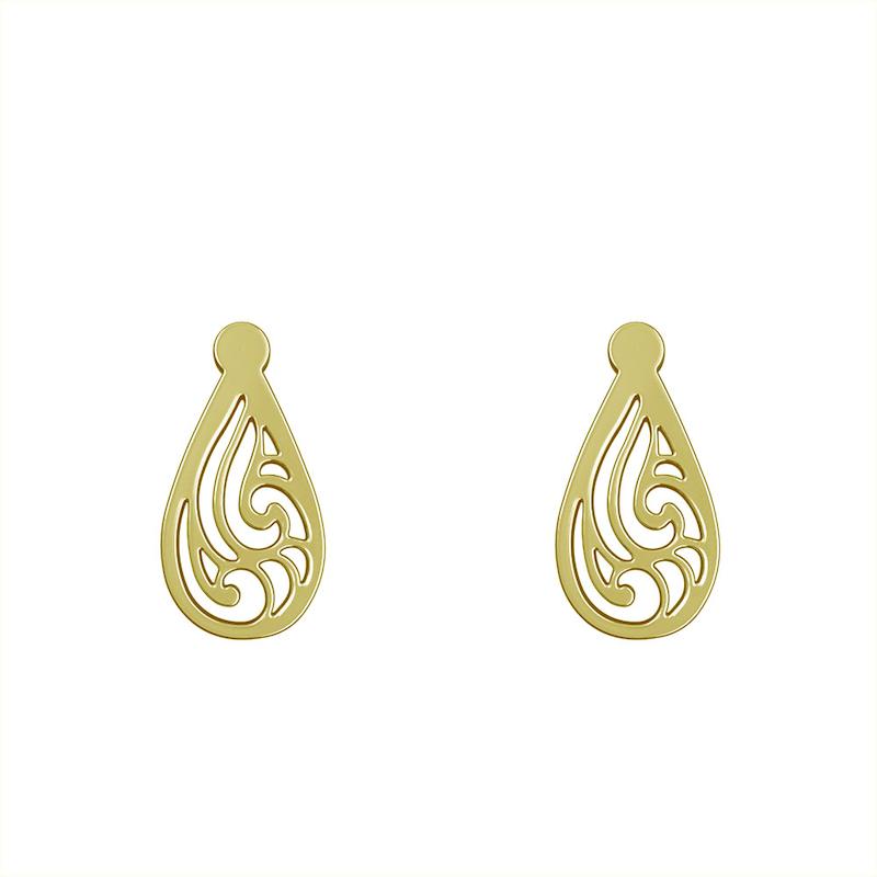 گوشواره طلا مدل هندسی کد GA10524