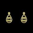 گوشواره طلا مدل کلاه کد GA10528