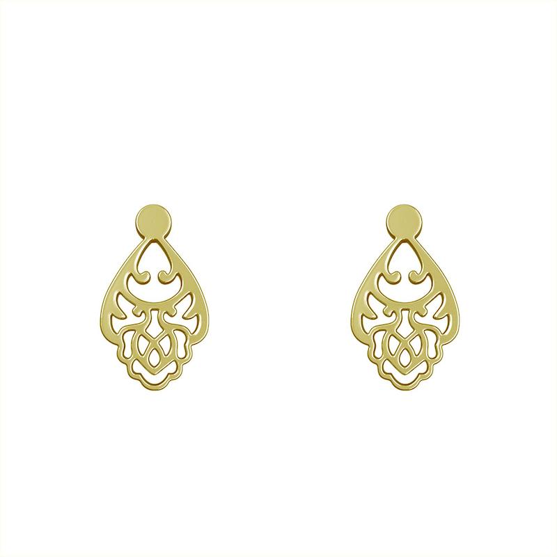 گوشواره طلا مدل هندسی کد GA10531