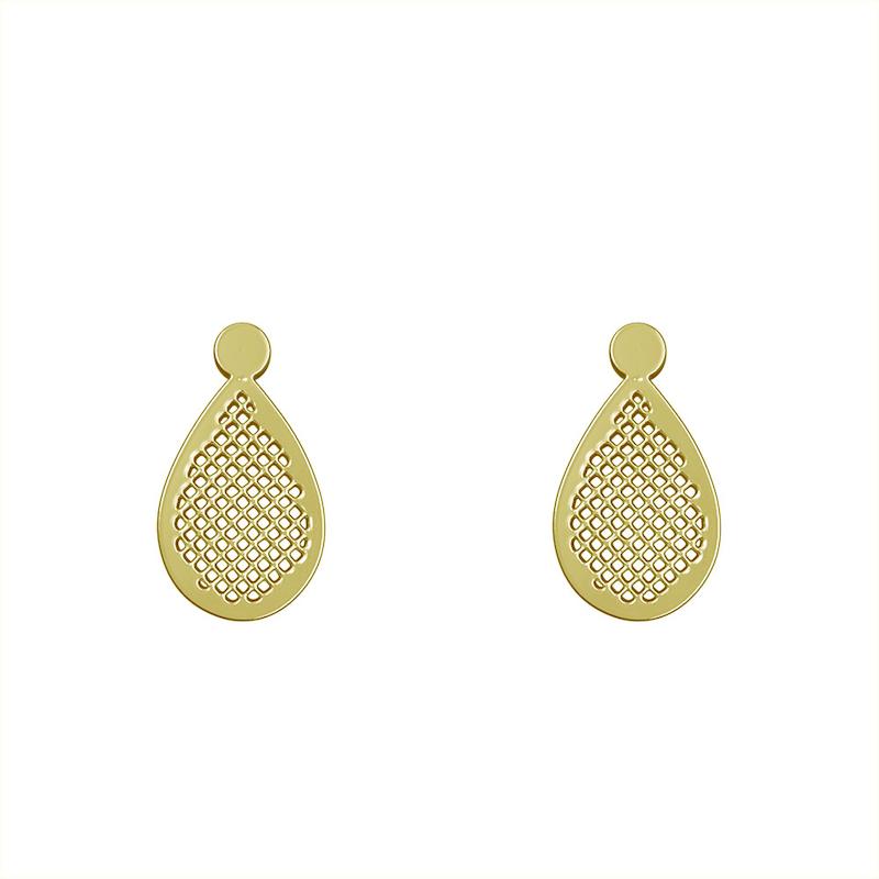 گوشواره طلا مدل اشک کد GA10538