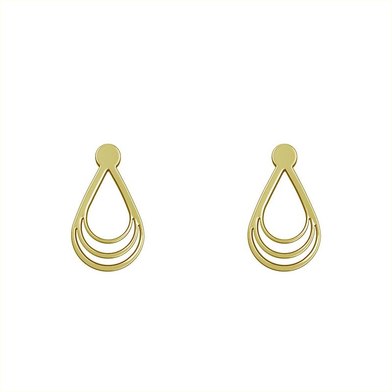 گوشواره طلا مدل اشک کد GA10542