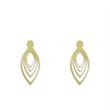 گوشواره طلا مدل اشک کد GA10543