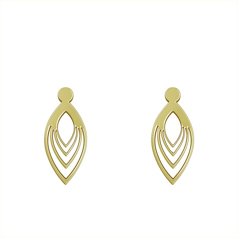 گوشواره طلا مدل اشک کد GA10543