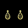 گوشواره طلا مدل اشک کد GA10640