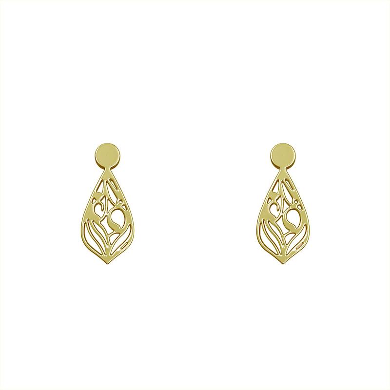 گوشواره طلا مدل اشک کد GA10644