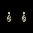 گوشواره طلا مدل اشک کد GA10644