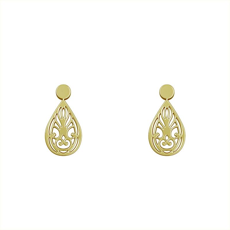 گوشواره طلا مدل اشک کد GA10660