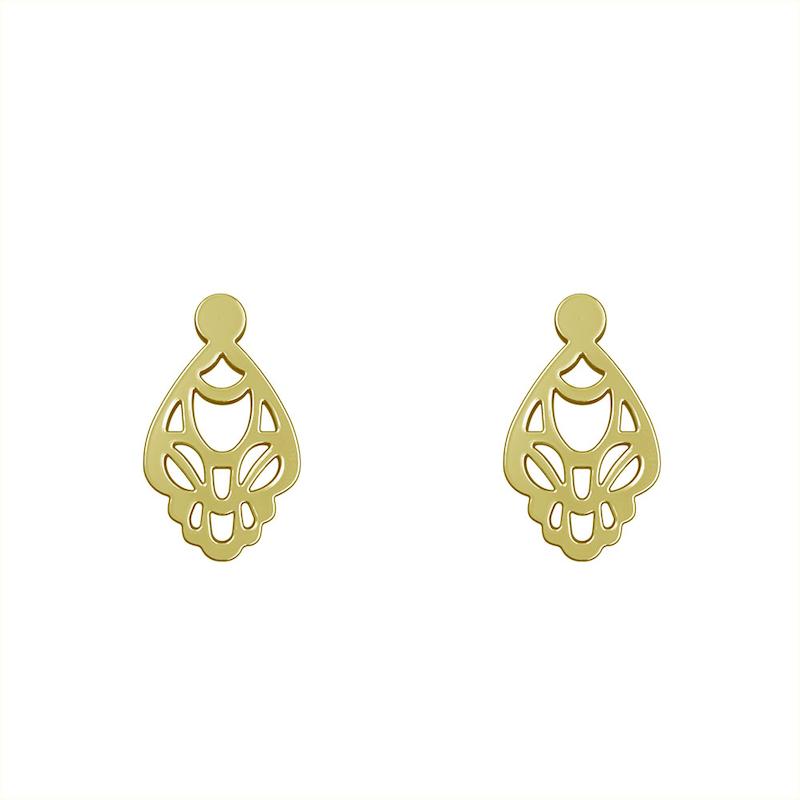 گوشواره طلا مدل هندسی کد GA10679
