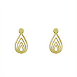 گوشواره طلا مدل اشک کد GA10683