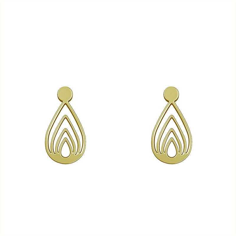 گوشواره طلا مدل اشک کد GA10683