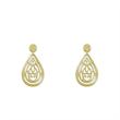 گوشواره طلا مدل اشک کد GA10685