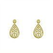 گوشواره طلا مدل اشک کد GA10690