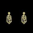 گوشواره طلا مدل هندسی کد GA10694