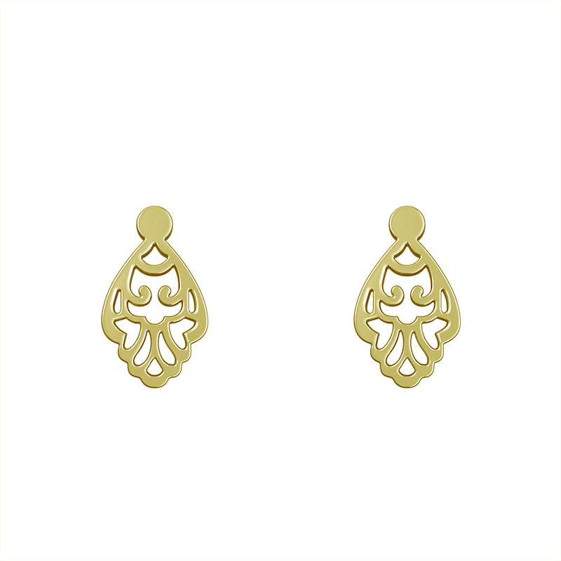 گوشواره طلا مدل هندسی کد GA10704