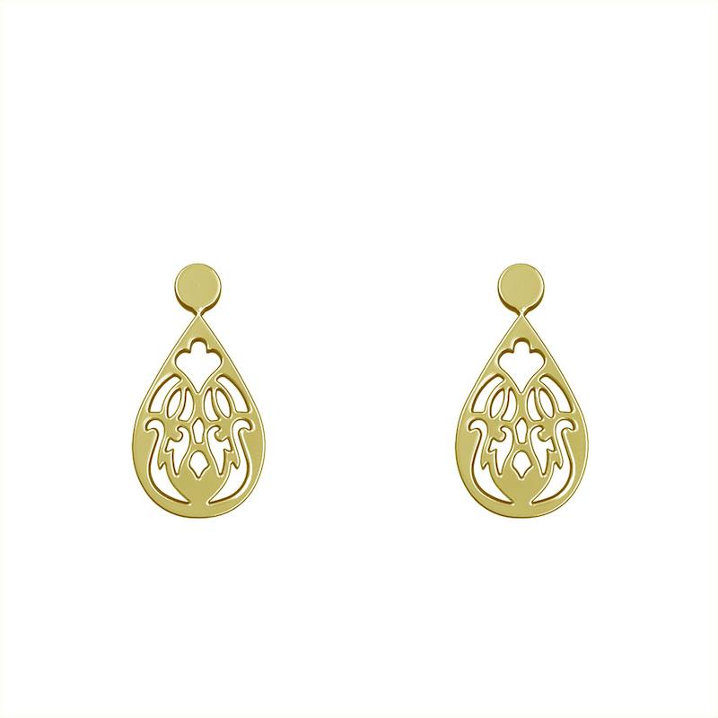 گوشواره طلا مدل اشک کد GA10707