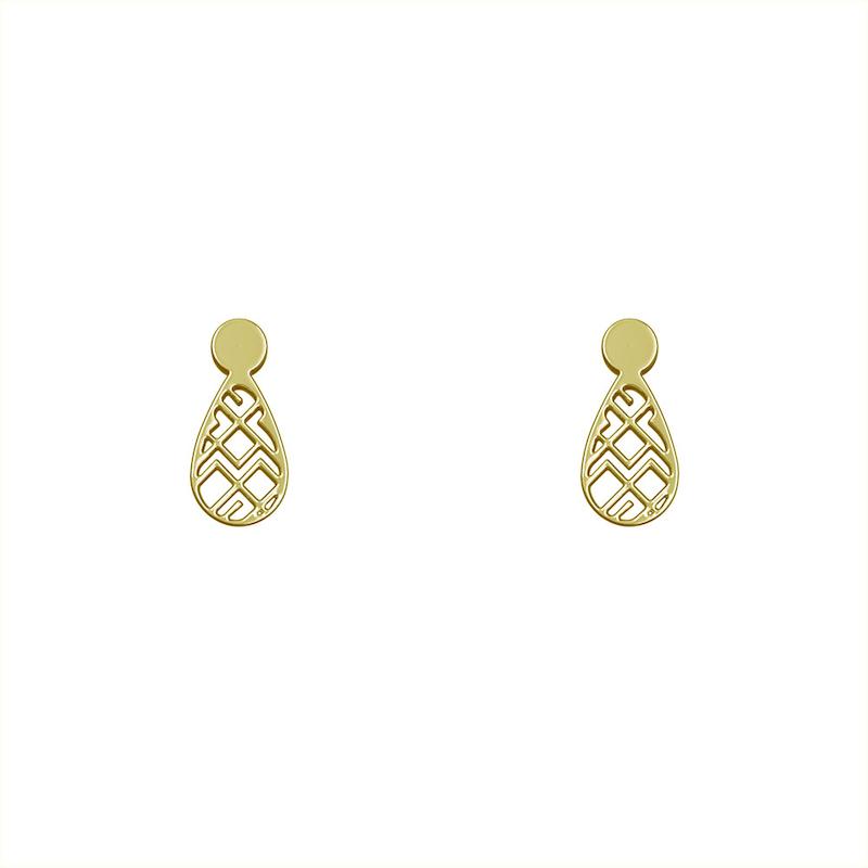 گوشواره طلا مدل اشک کد GA10713