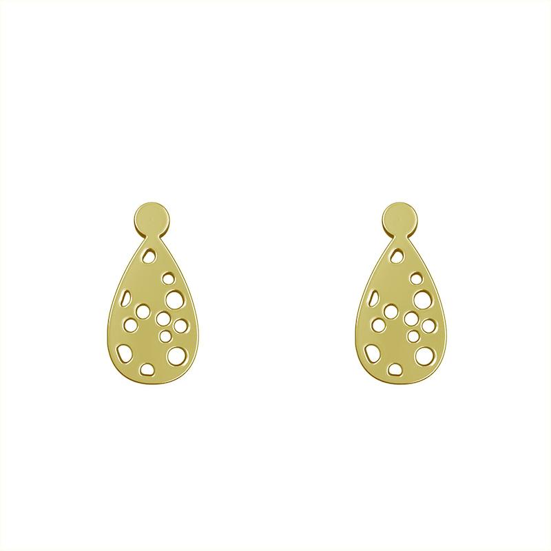گوشواره طلا مدل اشک کد GA10741