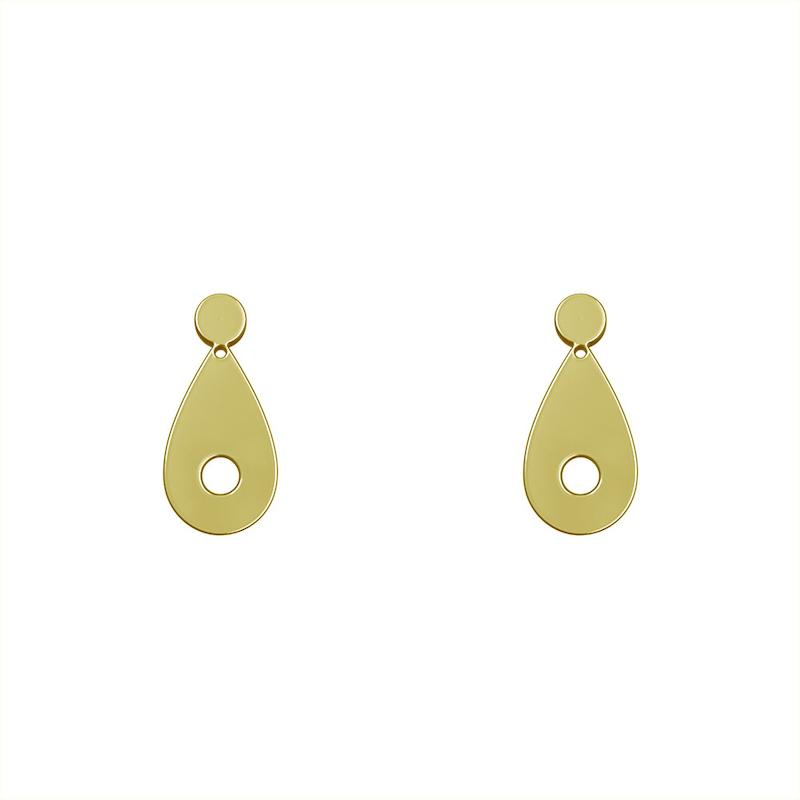 گوشواره طلا مدل اشک کد GA10747