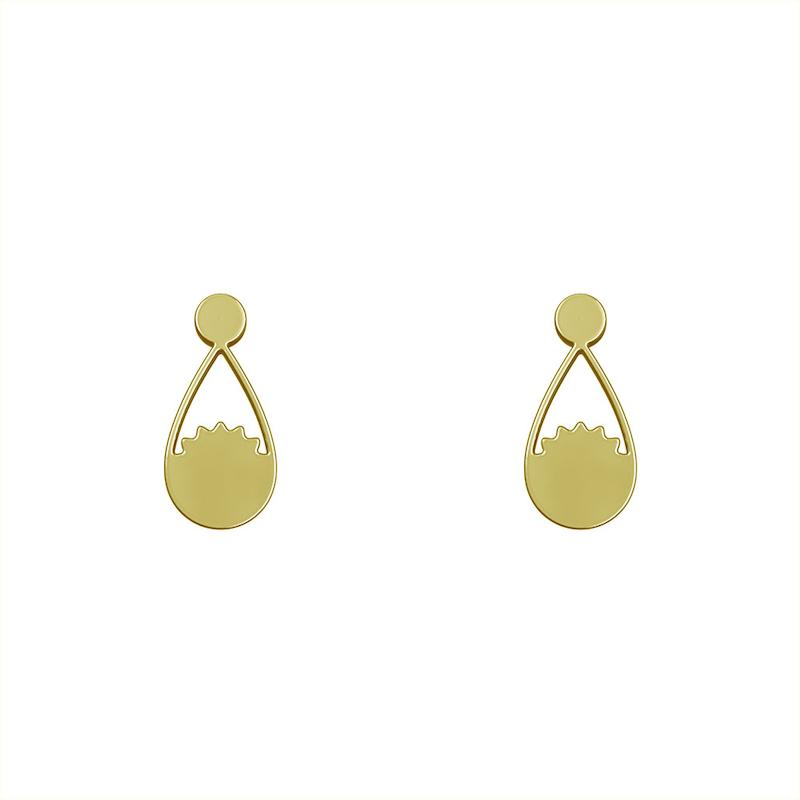 گوشواره طلا مدل اشک کد GA10748