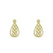 گوشواره طلا مدل اشک کد GA10754
