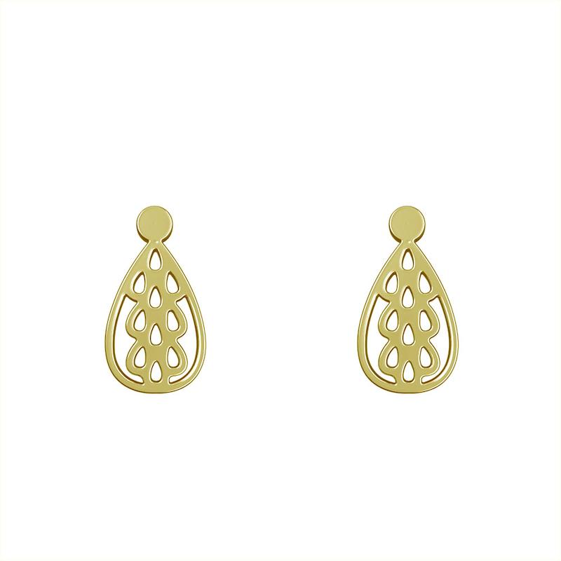 گوشواره طلا مدل اشک کد GA10754