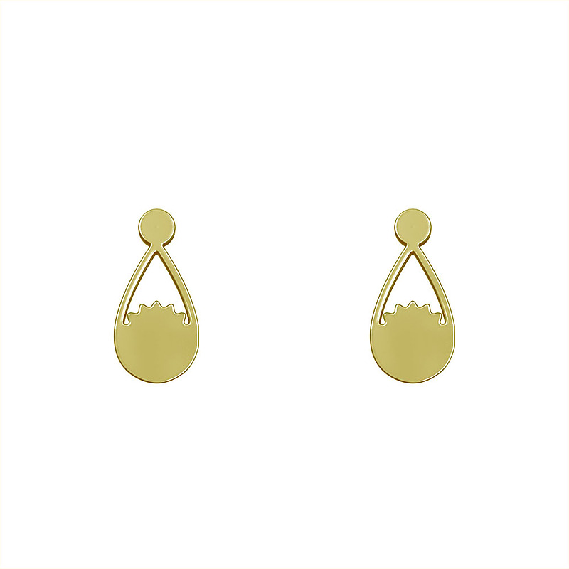 گوشواره طلا مدل اشک کد GA10760