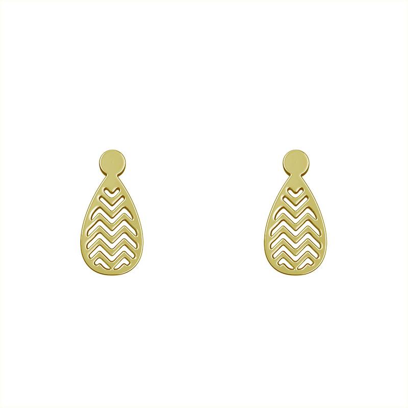 گوشواره طلا مدل اشک کد GA10767