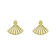 گوشواره طلا مدل بادبزن کد GA10794