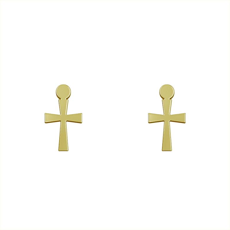 گوشواره طلا مدل صلیب کد GA10799