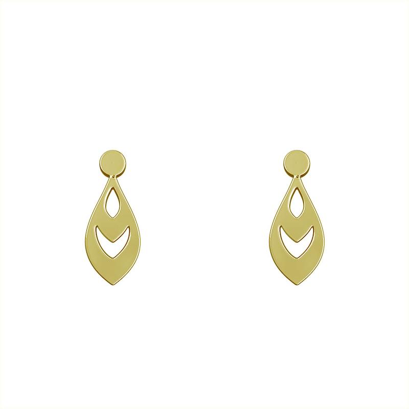 گوشواره طلا مدل اشک کد GA10813