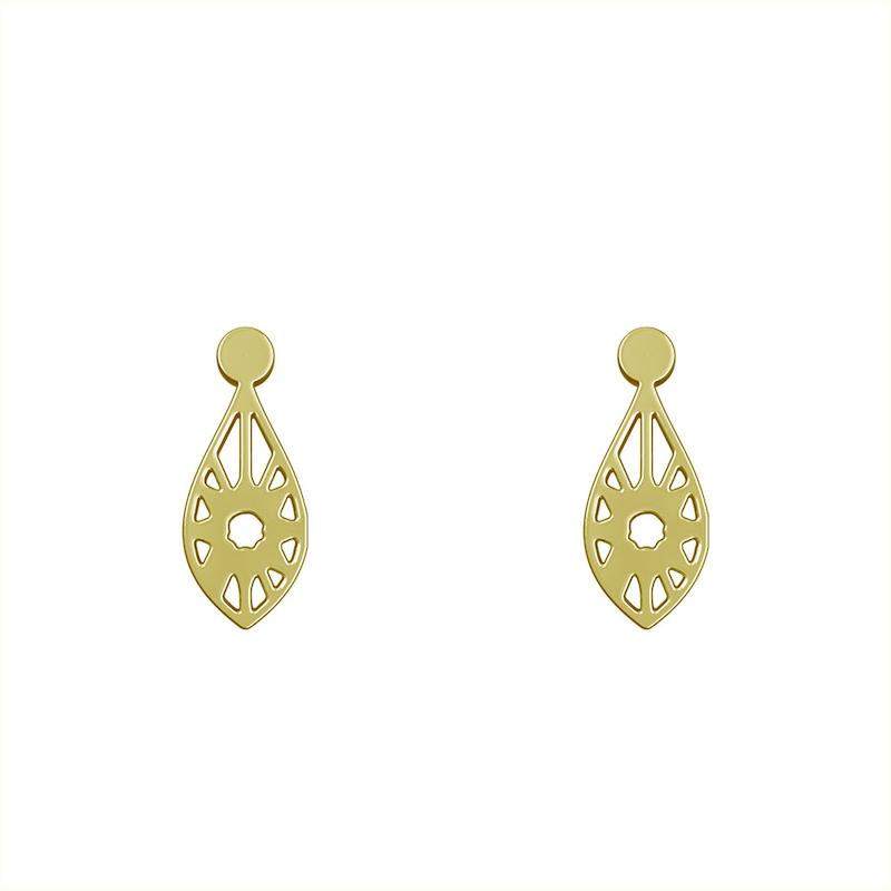 گوشواره طلا مدل اشک کد GA10817