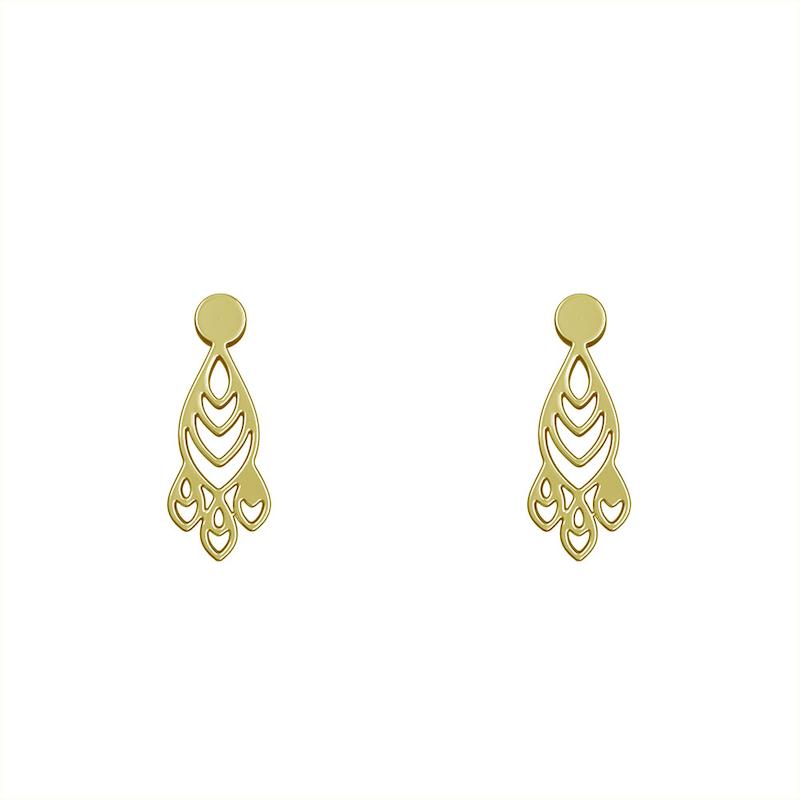 گوشواره طلا مدل هندسی کد GA10822