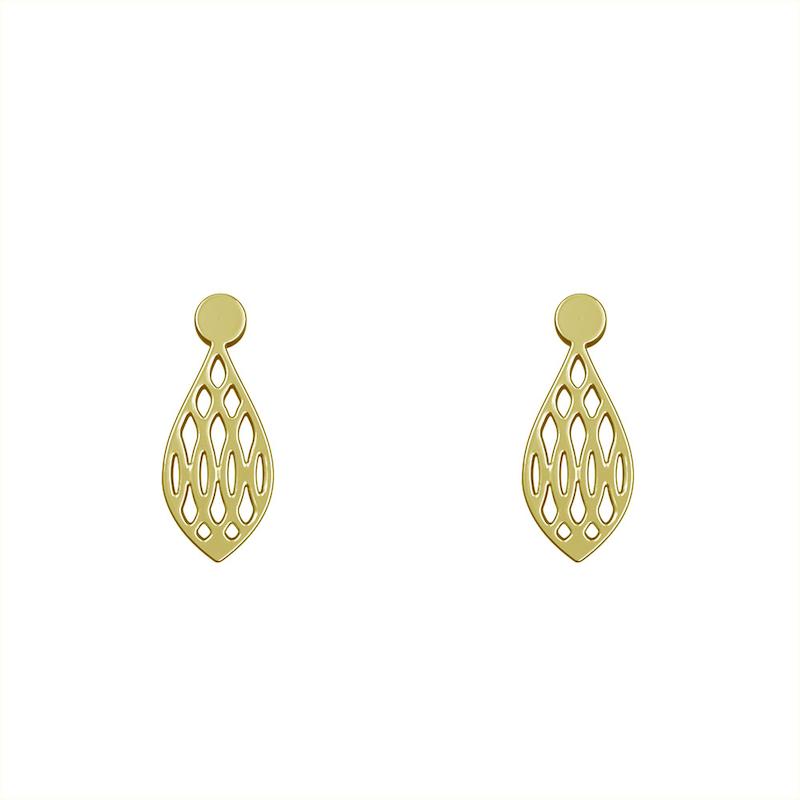 گوشواره طلا مدل هندسی کد GA10823
